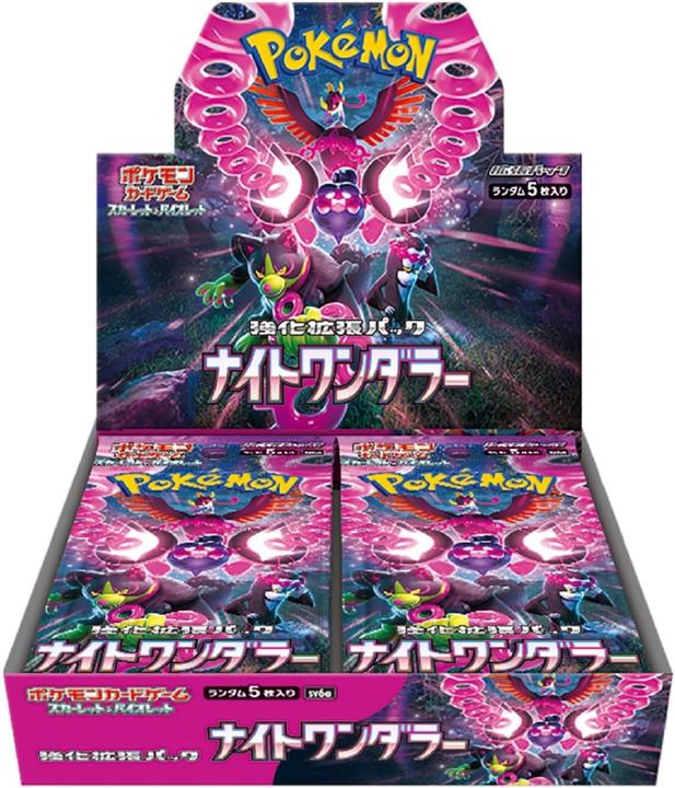 Actual product image Pokémon Scarlet & Violet Night Wanderer (sv6a) Booster Display (Japanese, Booster display)