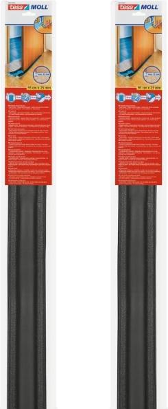 Image du produit tesa 2x tesamoll joint double de sol de porte, joint de porte pour sol lisse, pack de deux