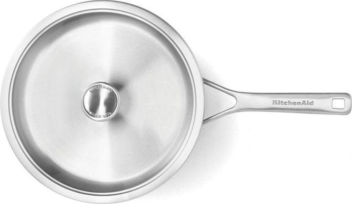 Immagine prodotto KitchenAid 3PLY Cvd Skillet 24cm / 3.10L Non rivestito (24 cm, Padella per friggere, Acciaio inossidabile)