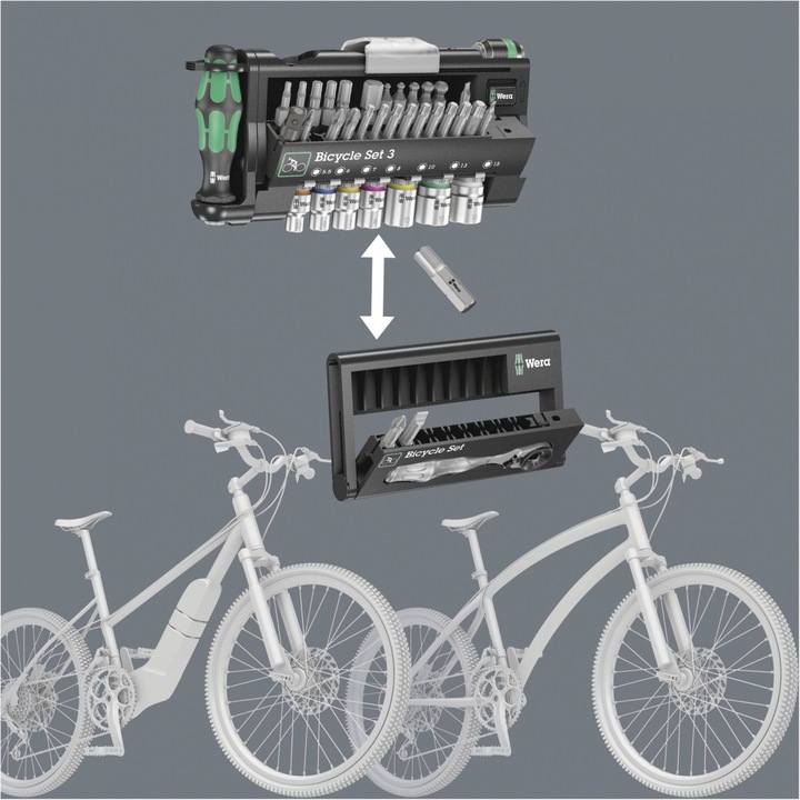 Immagine prodotto Wera Bicycle Set 3 (1/2", 1/4", 3/8", 3/4", 5/16", 10/32")