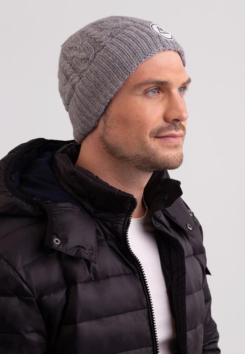 Actual product image Cash-Mere Kaschmir Zopfmuster Mütze (One size)