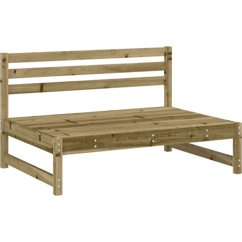 Thumbnail - VidaXL, Gartenlounge, Garten-Mittelsofas 2 Stk. 120x80 cm Kiefernholz
