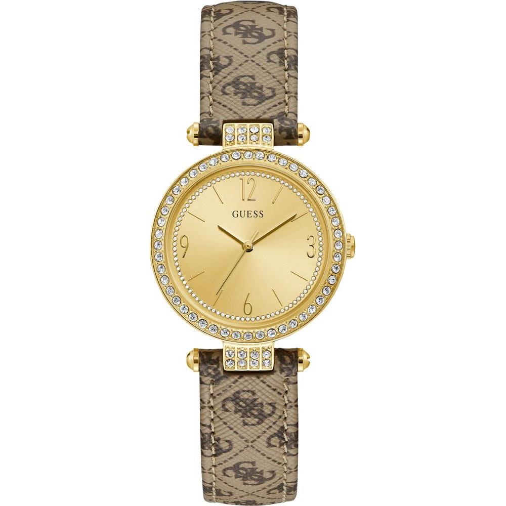 Guess, Armbanduhr, Terrace, Gold, (Analoguhr, 32 mm)