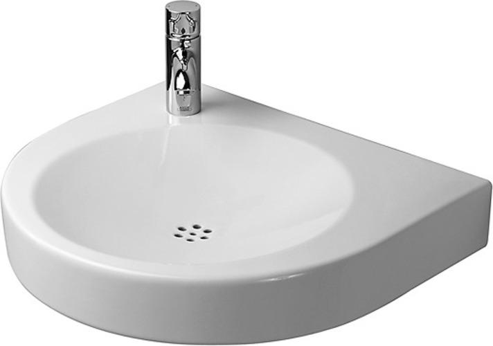 Actual product image Duravit wash basin H70 Architec 575mm without overflow, with tap hole bench, with tap hole pre-punch (520 mm, 575 mm)