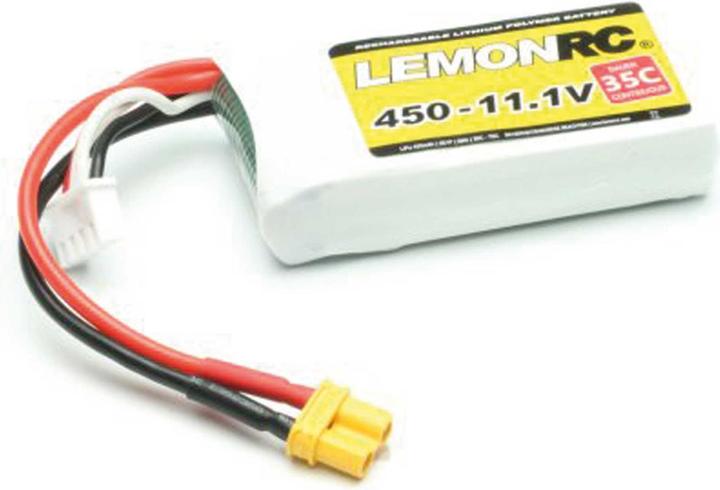 Produktbild LemonRC Modellbau-Akkupack (LiPo) 11.1 V 450 mAh Zellen-Zahl: 3 35 C Softcase XT (11.10 V, 450 mAh)