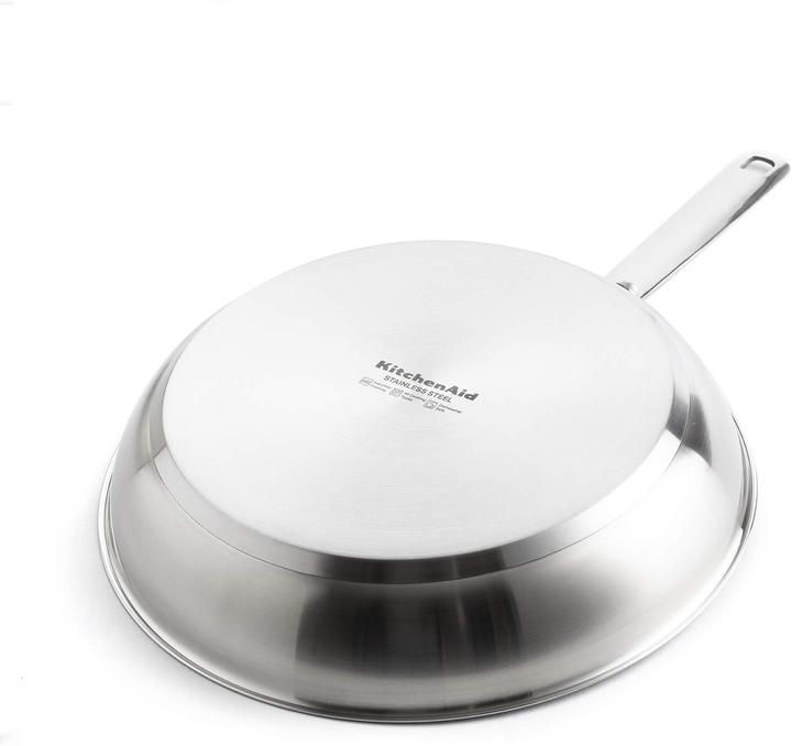Actual product image KitchenAid Patelnie stalowe z powłoką 20 + 24 + 28 cm (20 cm, Frying pan, Pan set + pot set, Stainless steel)