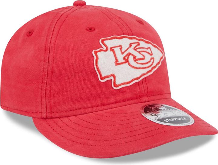 Actual product image New Era 9Fifty Retro Crown Cap Felt Kansas City Chiefs