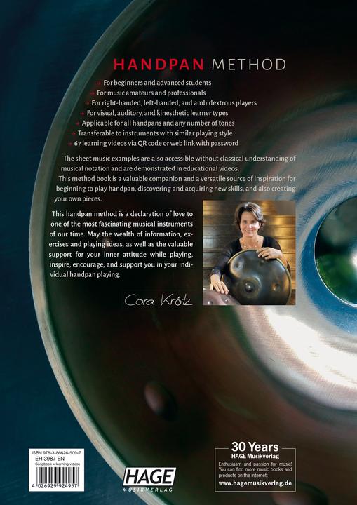 Image du produit Handpan - Learning by Playing (Anglais, Éditions musicales HAGE, 2020)