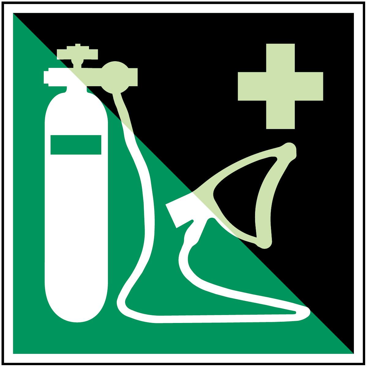 Brady ISO-Sicherheitsschild - Beatmungsgerät (134895)