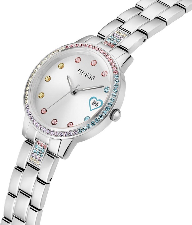Immagine prodotto Guess Tre di cuori (Orologio da polso analogico, 34 mm)
