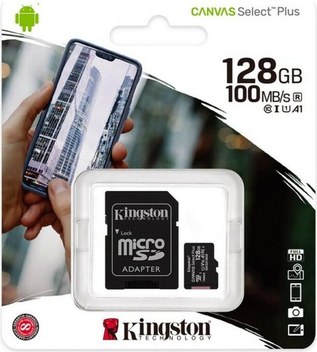 Immagine prodotto Kingston Canvas Select Plus (16 GB, microSDHC, U1, UHS-I)