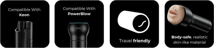 Image du produit Kiiroo Feel Stroker Mouth + PowerBlow Combo