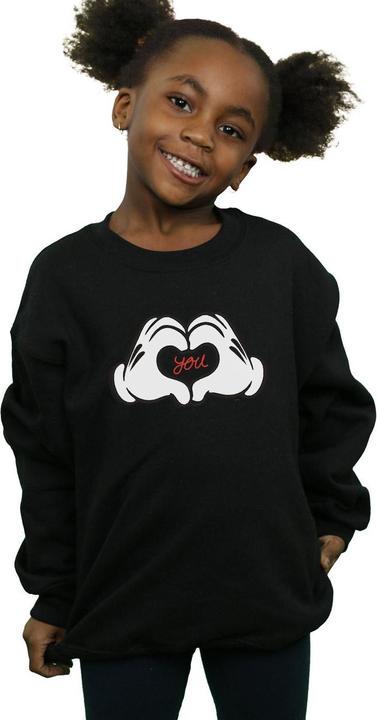 Produktbild Disney Mickey Mouse Loves You Sweatshirt Mädchen (128)
