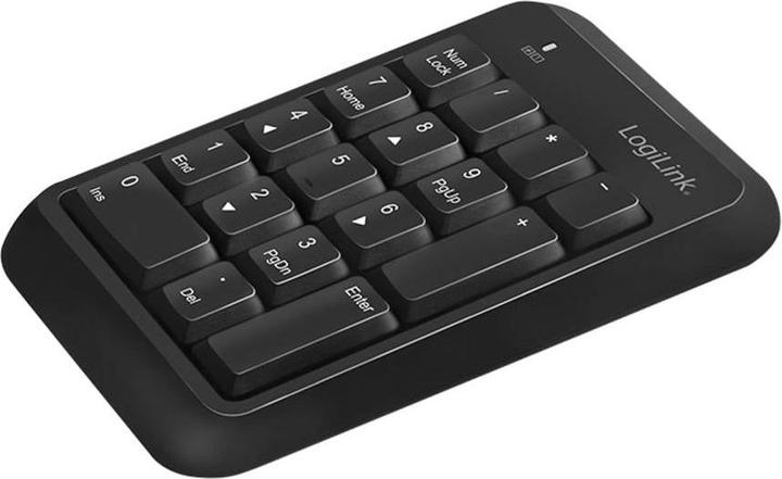 Productafbeelding LogiLink Toetsenbord Bluetooth, met 17 toetsen, V5.1, zwart (Nummerblok, Draadloze)