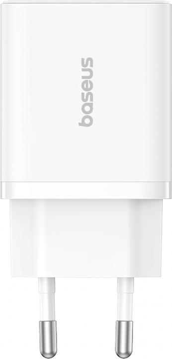 Produktbild Baseus Cube, 20W, 3A, 1 x USB-A - 1 x USB-C, weiss (20 W)
