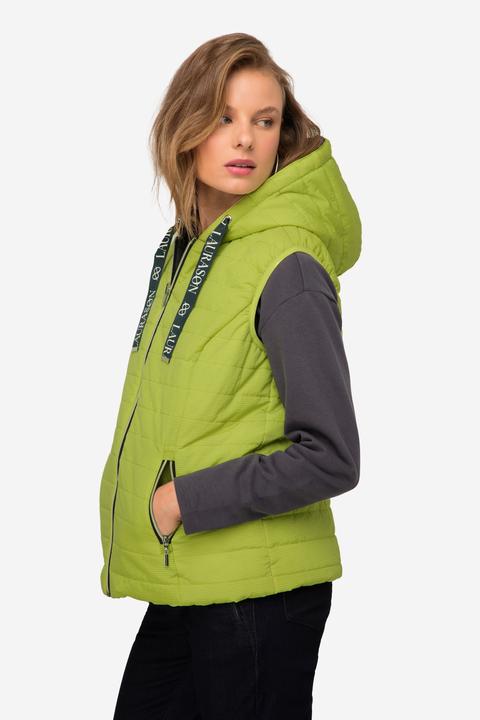 Produktbild Laurasøn Wende-Steppweste, wasserabweisend, Kapuze, Zipper, ärmellos (M)