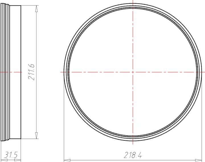 Actual product image Kaiser Extension ring 1282-25