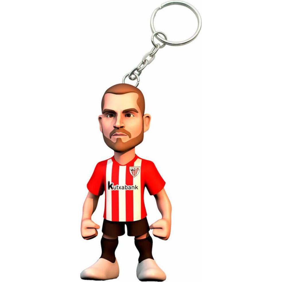 Minix, Schlüsselanhänger, Schlüsselanhänger Figur Iñigo Martinez Athletic Club 7cm, Rot