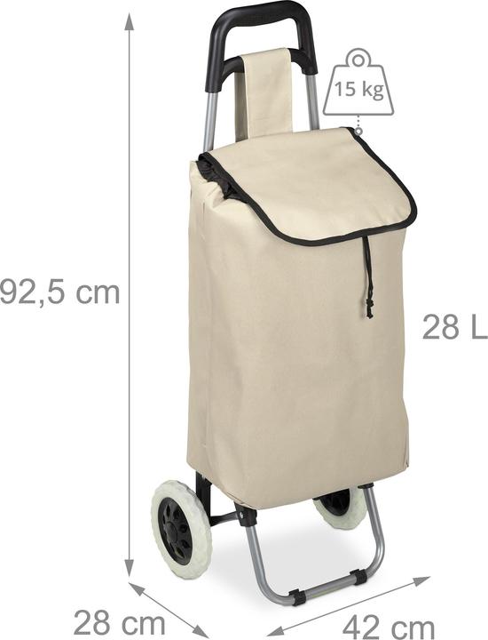 Produktbild Relaxdays Einkaufstrolley