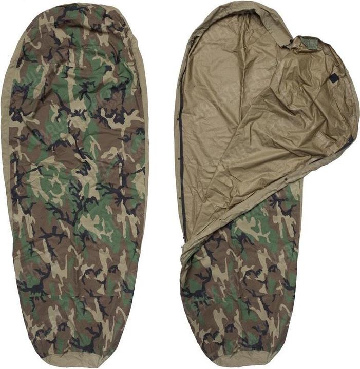 Image du produit U.S. Army Original US-Army Bivy Cover (Woodland Camo) - Schlafsackhülle (2.10 m)