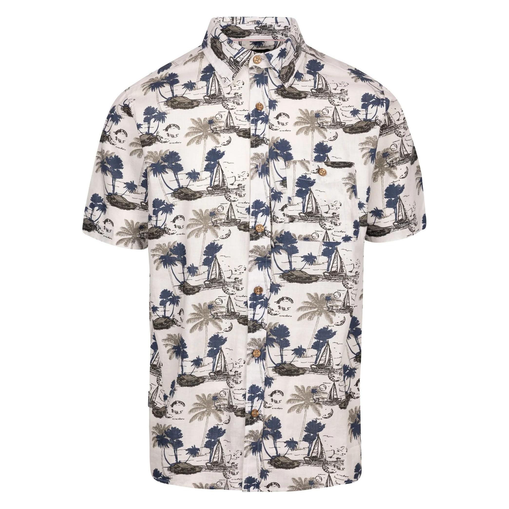 Trespass, Herren, Hemden, Frantom Hemd Leger, Weiss, (3XL)