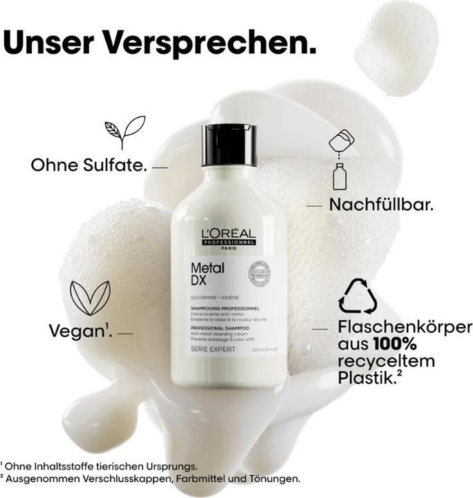 Image du produit L'Oréal Professionnel Metal DX Shampoo (100 ml, Shampoing liquide)