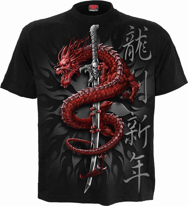 Produktbild Spiral Oriental Dragon TShirt (4XL)