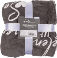 Immagine prodotto Ootb Coperta grigia, scalda l'anima (130 x 160 cm)