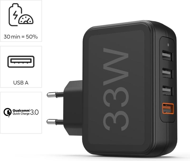 Produktbild Hama Schnellladegerät (33 W)