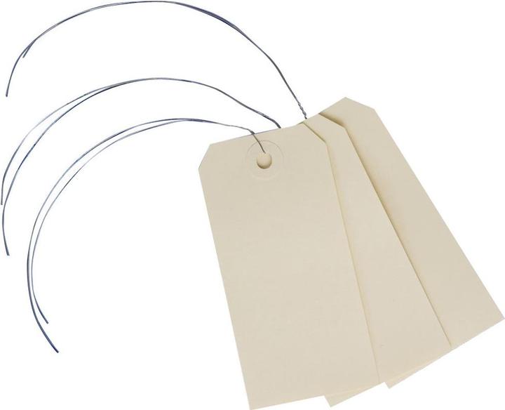 Avery Dennison Packing handle, 100 x 51 mm, neutral, with wire