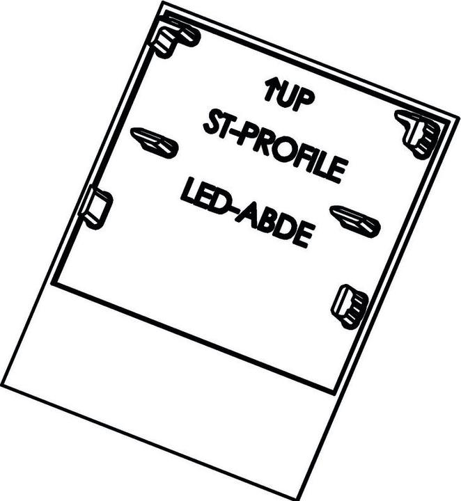 Actual product image OK-Line Embouts pour LED-Profil de finition DUO