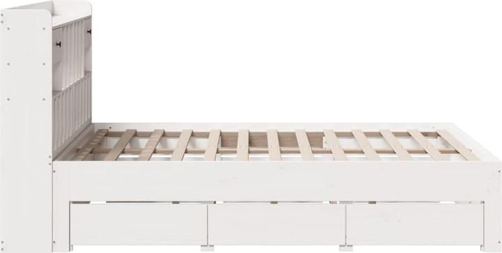Produktbild vidaXL Bett mit Regal (140 x 200 cm)
