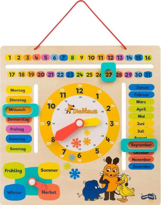 Actual product image small foot The mouse learning board (German)