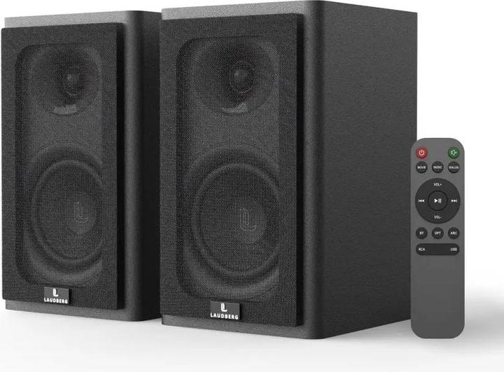 Laudberg XS1B bookshelf speakers 2.0 80W black (80 W)