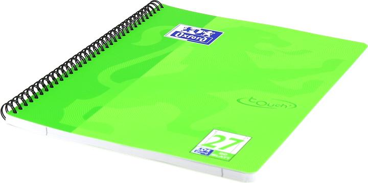 Actual product image Oxford College notepad Touch (A4+, Lined, Hardcover)