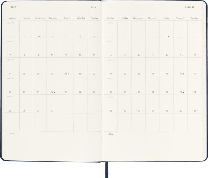 Image du produit Moleskine Agenda journalier (A5, Anglais)
