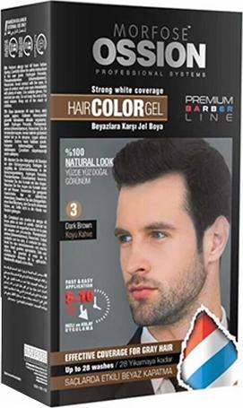 Image du produit Morfose Gel colorant pour cheveux Premium Barber Line Dark Brown (3)