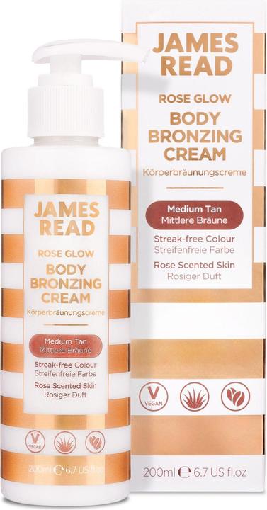 Actual product image James Read Rose Glow Bronzing Cream (Self tanning cream, 200 ml)