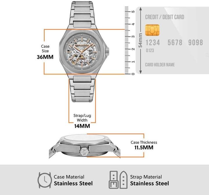 Produktbild Armani Exchange Damenuhr (Digitaluhr, 36 mm)