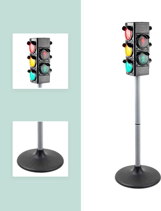 Actual product image Relaxdays Toy traffic light