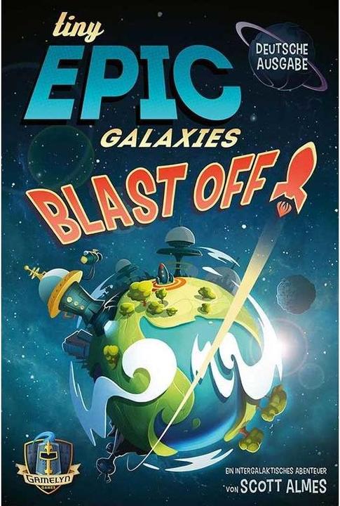 Immagine prodotto Asmodée GAMD0002 - Tiny Epic Galaxies BLAST OFF, gioco da tavolo, per 2-4 giocatori, da 8 anni (DE edition) (Tedesco)