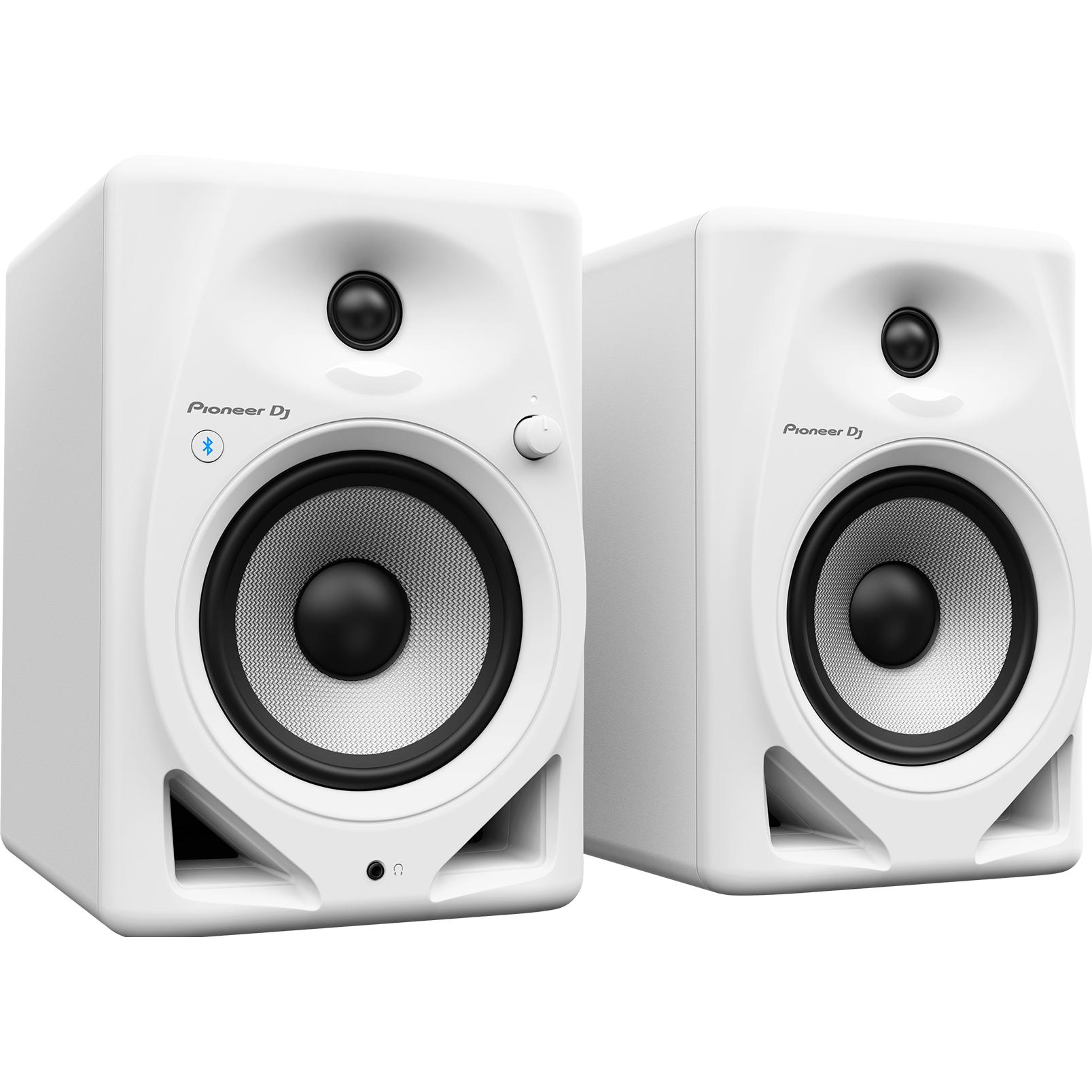 Pioneer DJ DM-50D-BT-W (Attivo, Coppia), Altoparlante monitor, Bianco