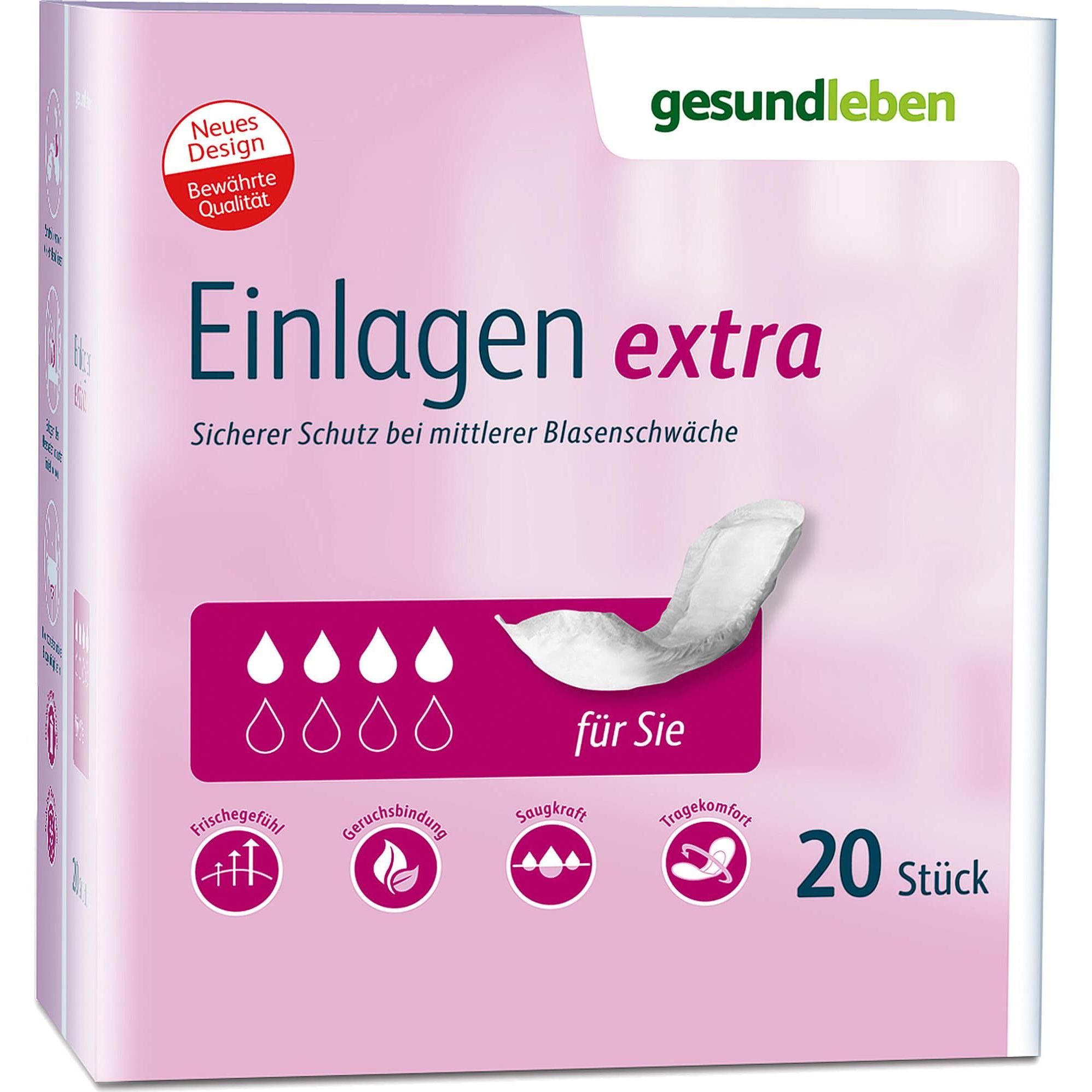 Gesund & Leben, Inkontinenzhygiene, Gesund Leben Einl Extra, 6X20 St (120 x)