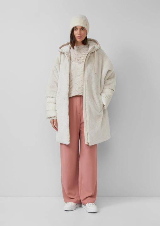 Actual product image S.Oliver Mütze Flauschige Mütze mit Umschlag