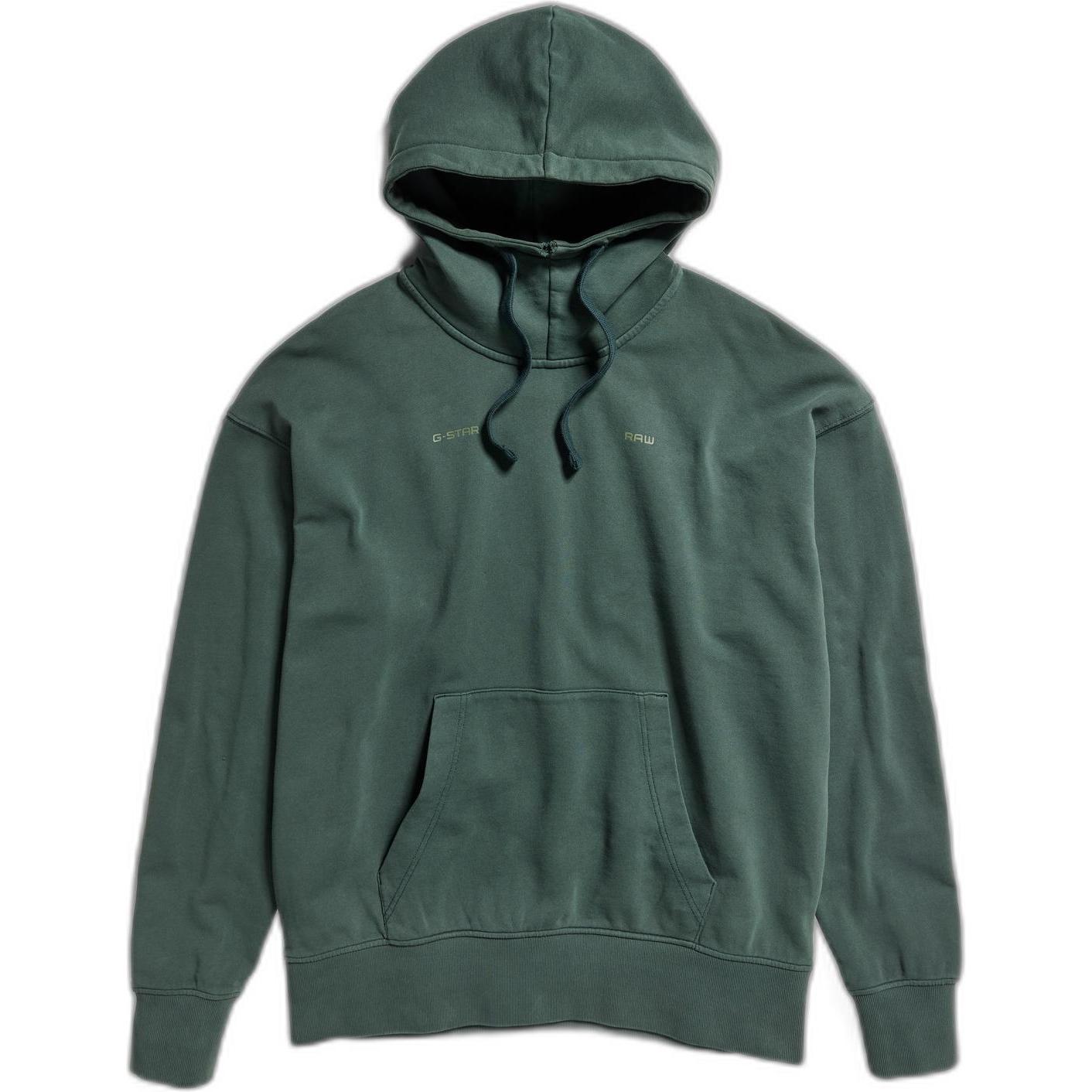 G-Star, Herren, Pullover, hoodie g-tar garment dyed, Grün, (S)