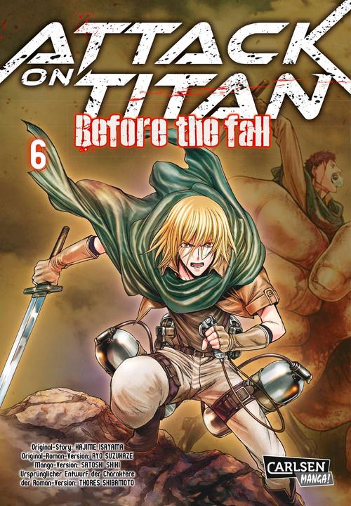 Produktbild Attack on Titan - Before the Fall, Band 6 (Deutsch, Hajime Isayama, 2016)