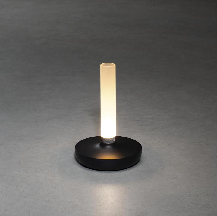 Produktbild Konstsmide Akku-Tischleuchte USB Biarritz, 1800/ 3000/ 4000 K, Schwarz
