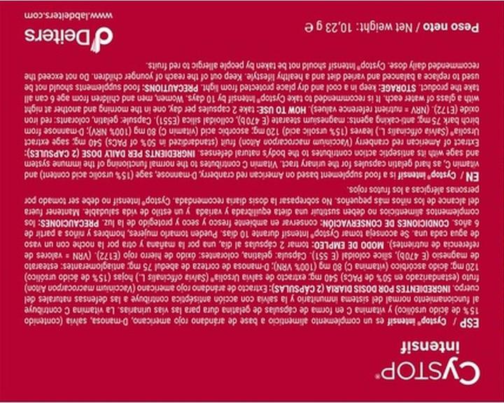 Produktbild Deiters Cystop 20 Tablets (Körperpuder)