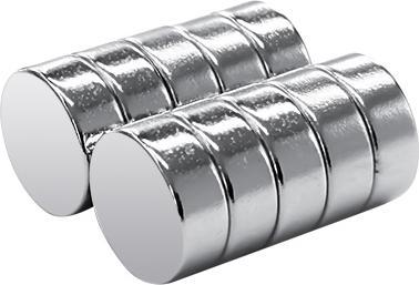 Actual product image Rs Pro Neodymium magnet, disc, 8mm x 3mm