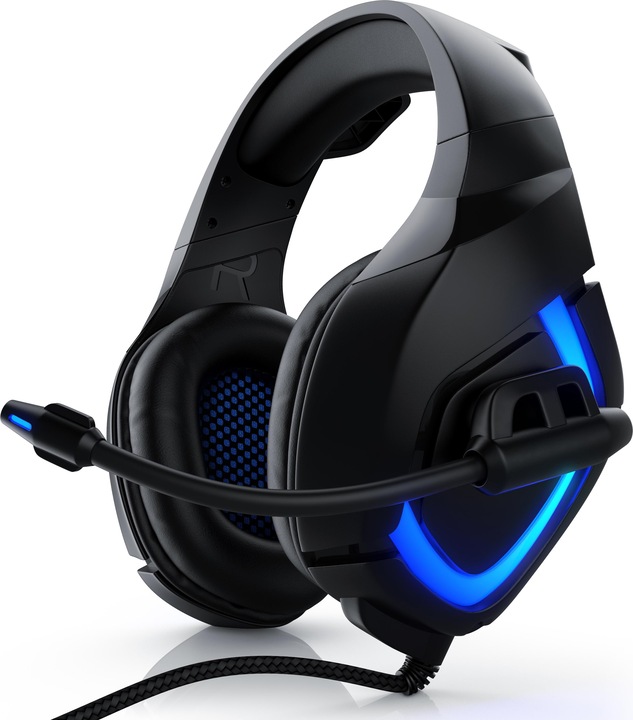 CSL Gaming Headset mit Mikrofon, Kopfhörer für Windows/Mac/Linux /PS4/PS4 Pro (Kabelgebunden)